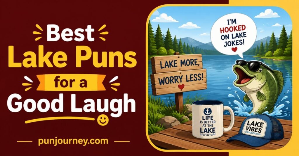 Lake Puns: 150+ Funny, Cute & Clever Puns for Every Occasion 2 Best Lake Puns for a Good Laugh