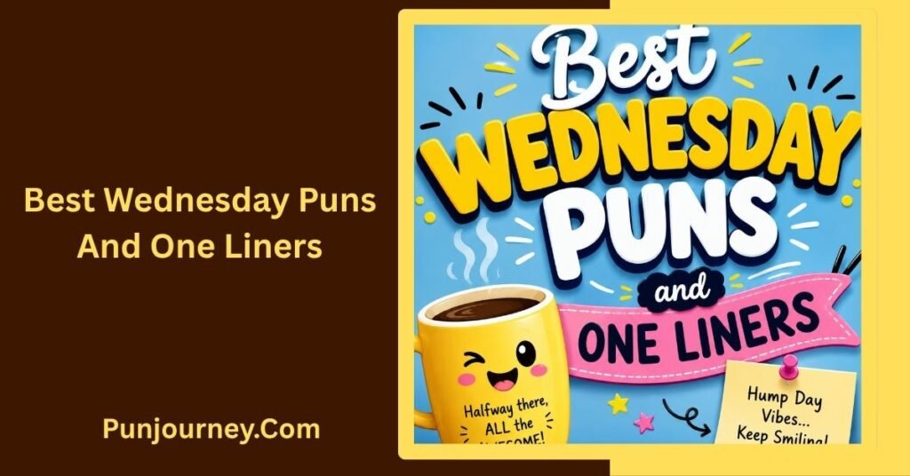 Wednesday Puns: 210+ Funny Hump Day Jokes Captions & One Liners 2 Best Wednesday Puns and One Liners