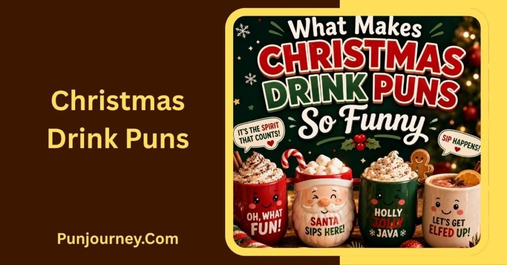 250+ Christmas Drink Puns for Festive Holiday Laughs 2 Christmas Drink Puns
