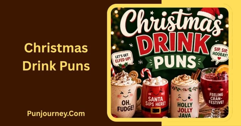 Christmas Drink Puns