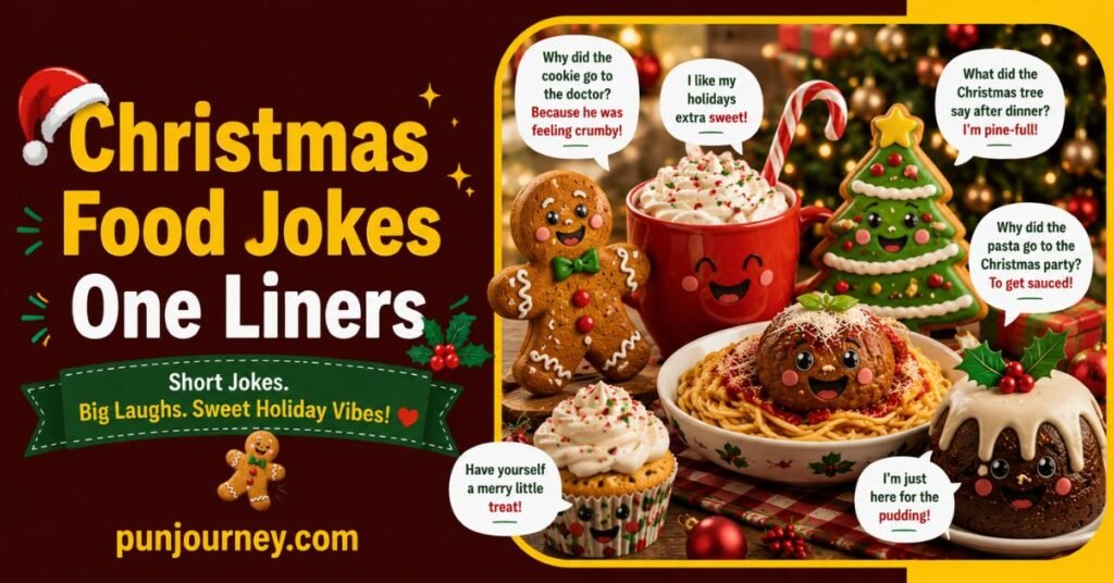 125+ Christmas Food Jokes for Delicious Holiday Laughs & Fun 4 Christmas Food Jokes One Liners