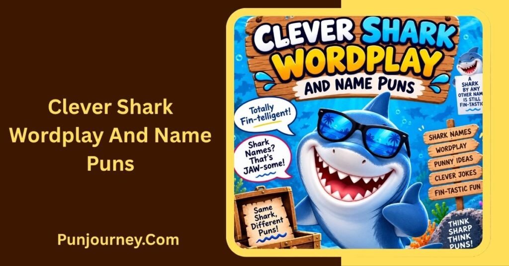 42+ Hilarious Shark Puns Jokes Captions & One Liners for Every Occasion 4 Clever Shark Wordplay and Name Puns