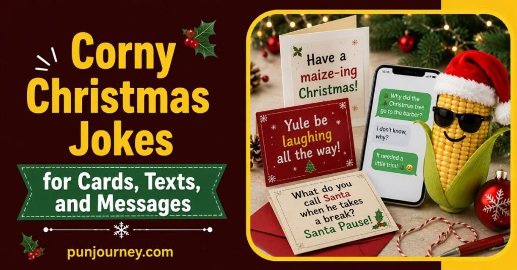 180+ Corny Christmas Jokes to Make Your Holiday Laugh 3 Corny Christmas Jokes for Cards, Texts, and Messages