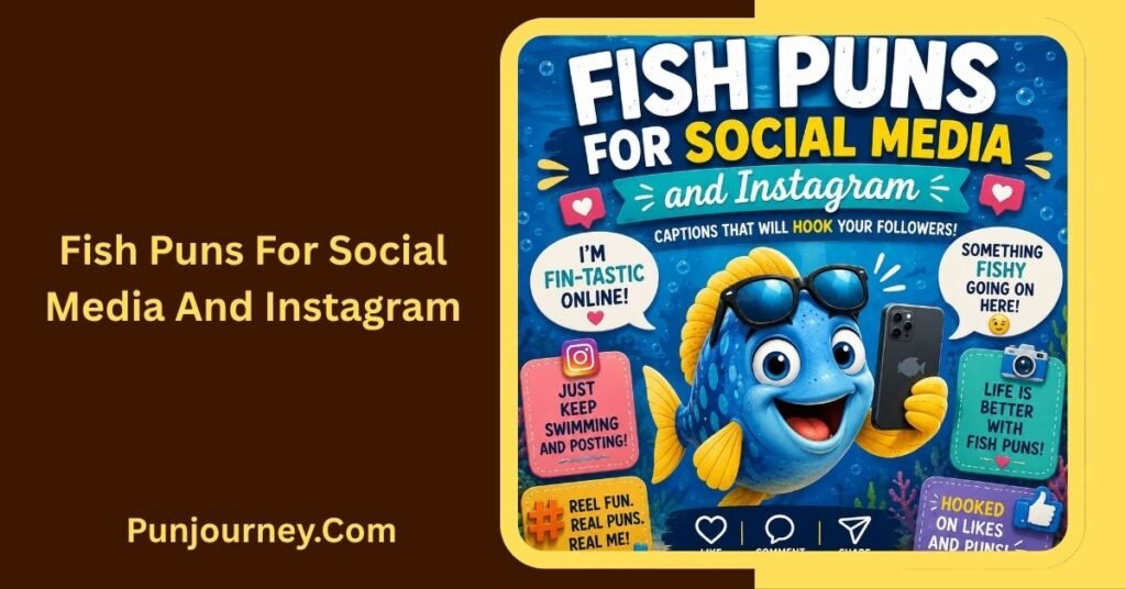 Fish Puns for Social Media and Instagram