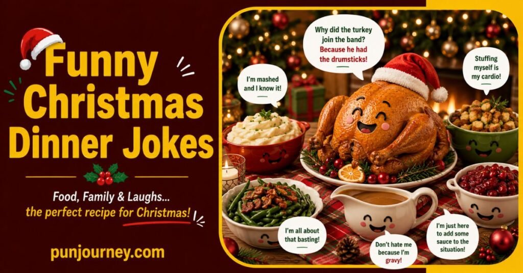 125+ Christmas Food Jokes for Delicious Holiday Laughs & Fun 5 Funny Christmas Dinner Jokes