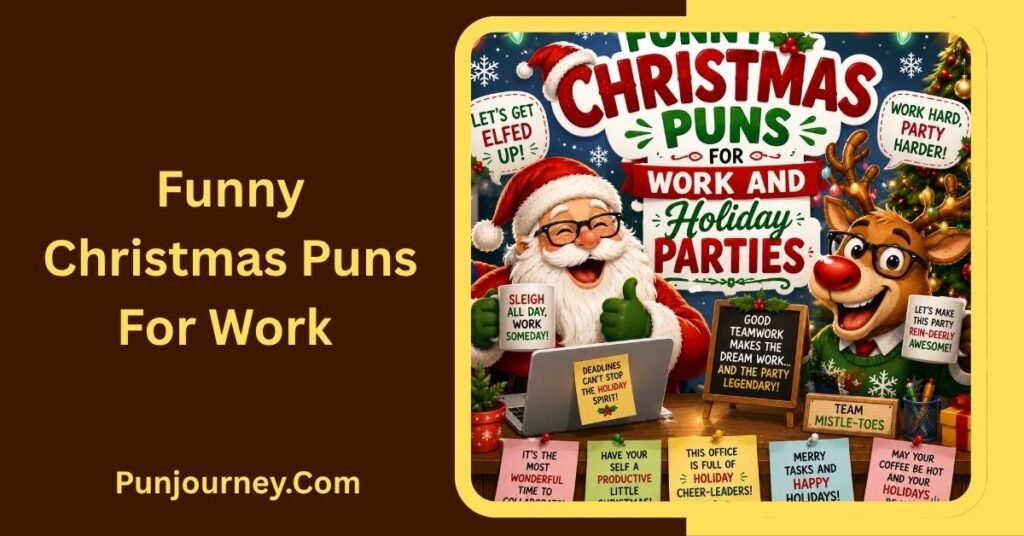 60+ Funny Christmas Puns for Holiday Laughs & Cheer 3 Funny Christmas Puns for Work and Holiday Parties