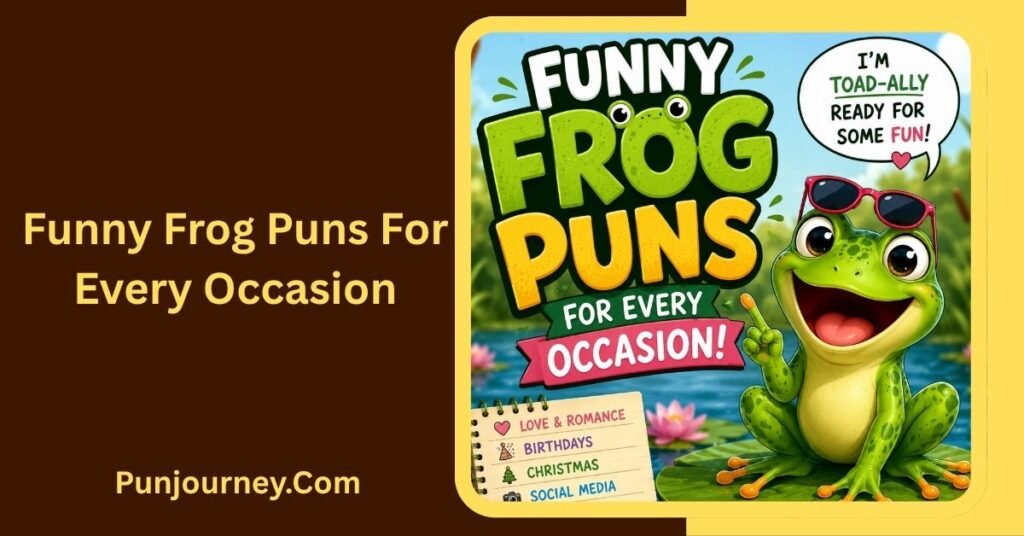 250+ Hilarious Frog Puns That Will Make You Leap With Laughter 2 Funny Frog Puns for Every Occasion