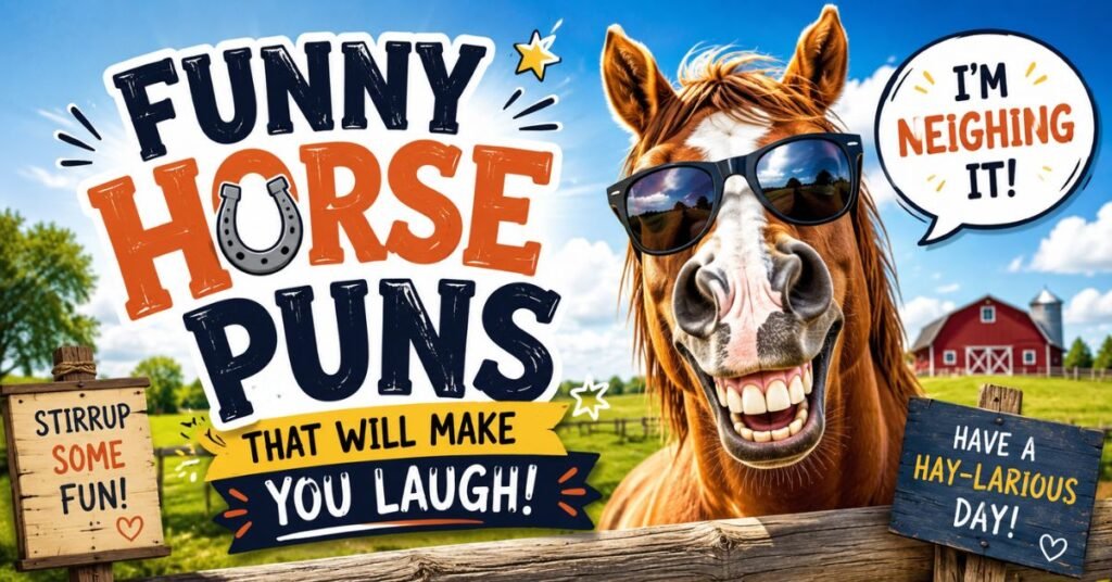 350+ Horse Puns: Funny, Clever & Hilarious Jokes for Every Occasion 2 Funny Horse Puns That Will Make You Laugh