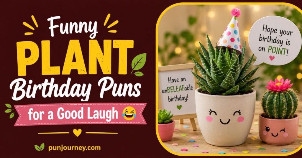 13+ Plant Birthday Puns: Funny, Cute & Clever Ideas 2 Funny Plant Birthday Puns for a Good Laugh
