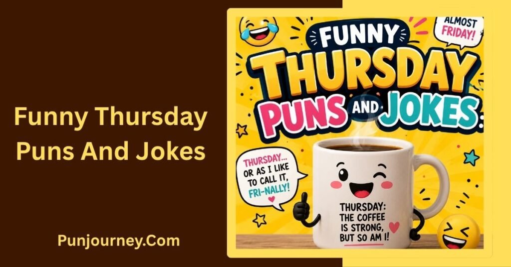 Thursday Puns: 104+ Funny Jokes, One Liners & Captions 2 Funny Thursday Puns and Jokes