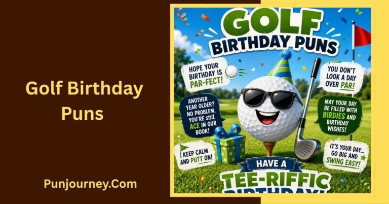 Golf Birthday Puns