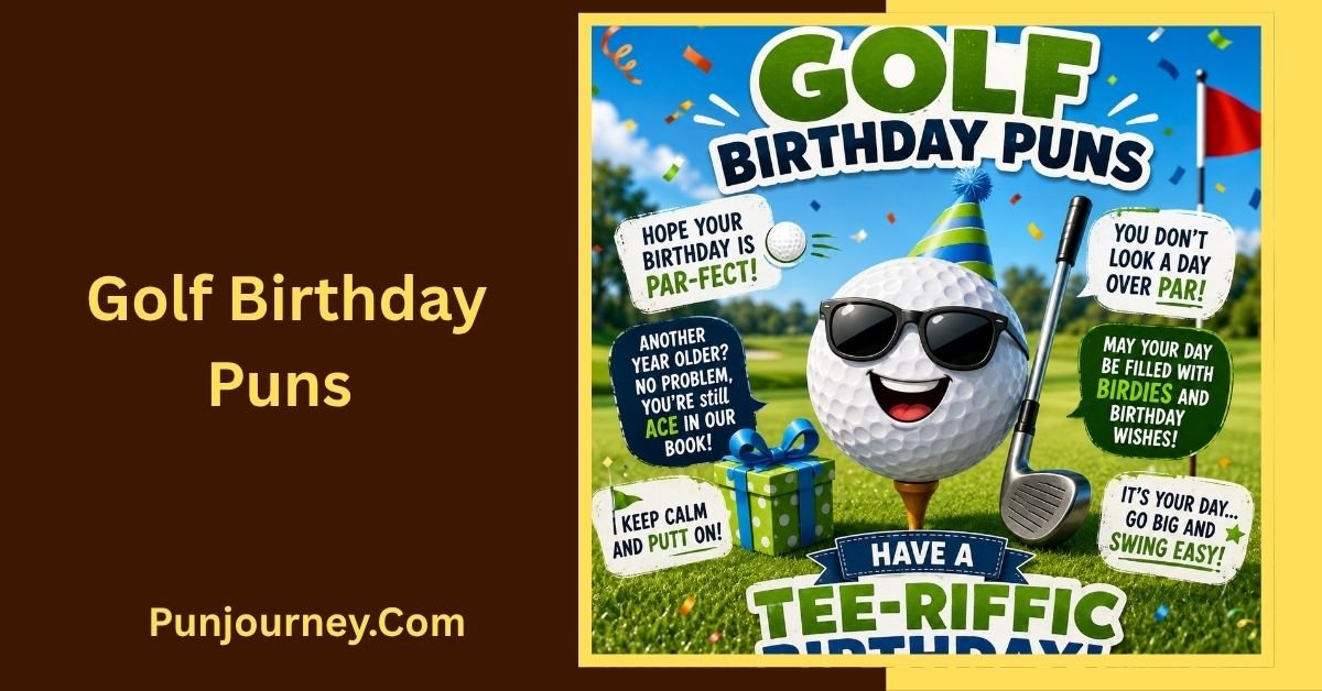 Golf Birthday Puns