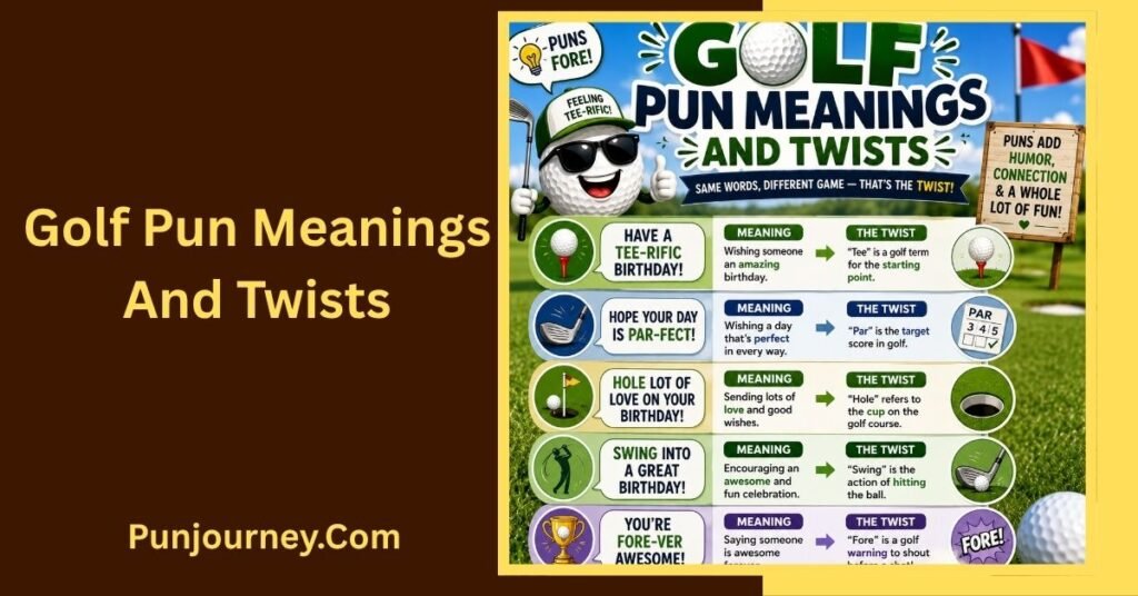 121+ Golf Birthday Puns for Tee rific Laughs and Birthday Wishes 4 Golf Pun Meanings and Twists