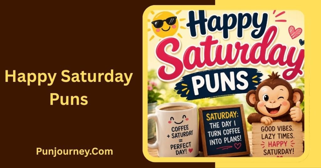 32+ Saturday Puns to Make Your Weekend Fun and Hilarious 2 Happy Saturday Puns