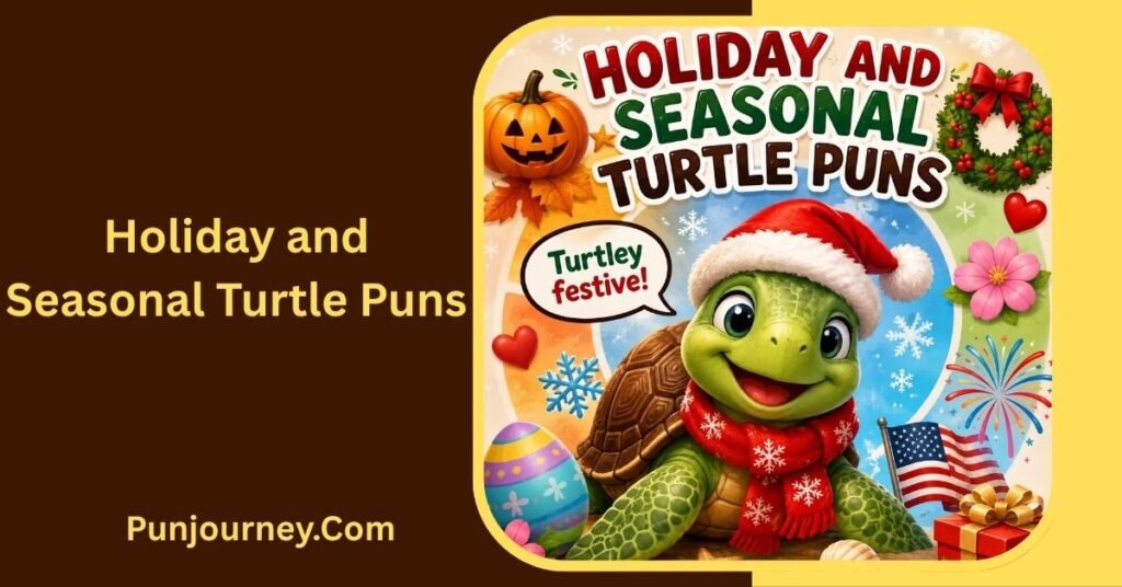 Holiday and Seasonal Turtle Puns