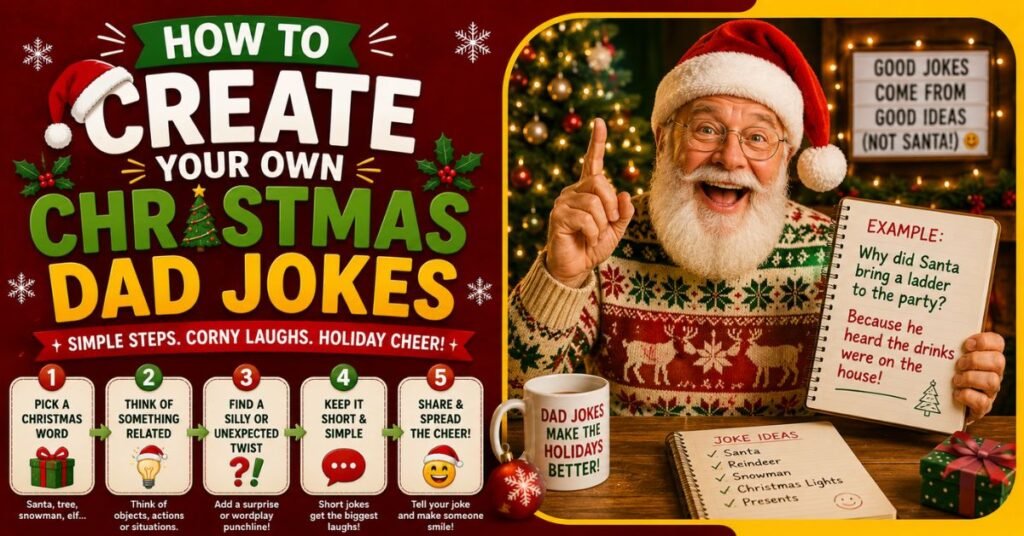How to Create Your Own Christmas Dad Jokes