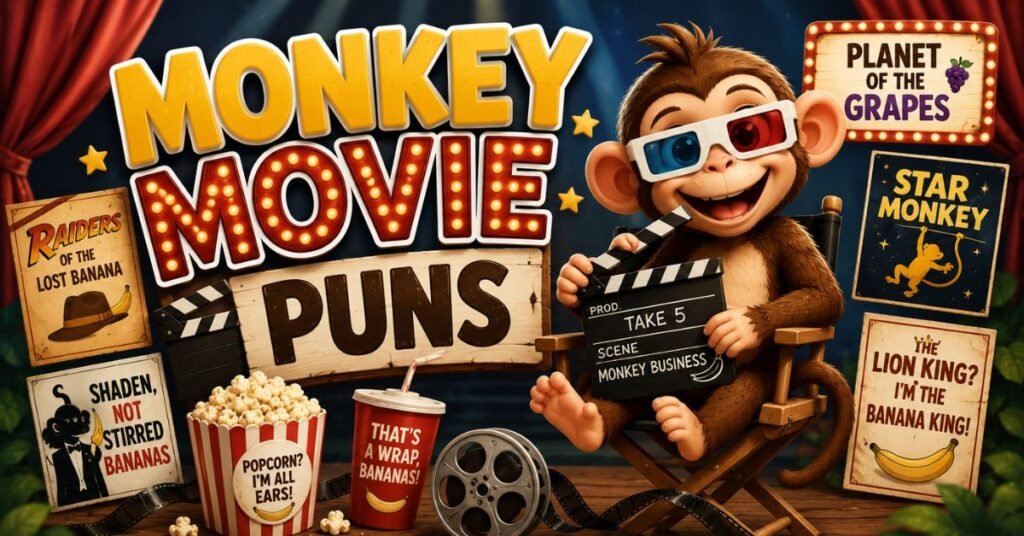 200+ Monkey Puns That Will Make You Go Bananas 8 Monkey Movie Puns