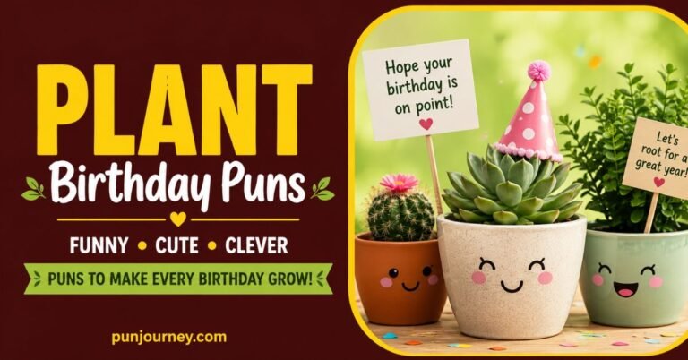 Plant Birthday Puns