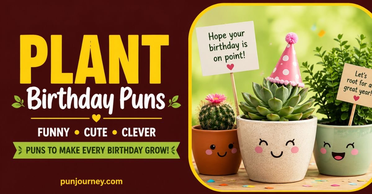 Plant Birthday Puns