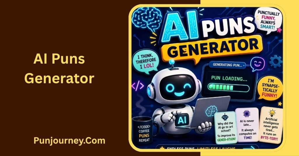 143+ AI Puns and Jokes That Will Make You Laugh Out Loud 3 AI Puns Generator
