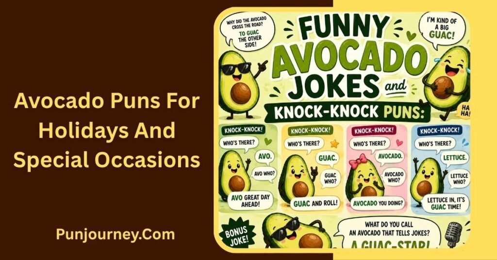 60+ Avocado Puns That Are Funny Cute & Totally Guac Tastic 4 Funny Avocado Jokes and Knock-Knock Puns