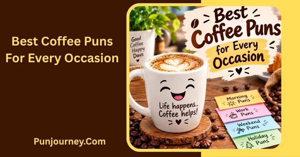 32+ Coffee Puns Jokes Captions & One Liners to Perk You Up 2 Best Coffee Puns for Every Occasion