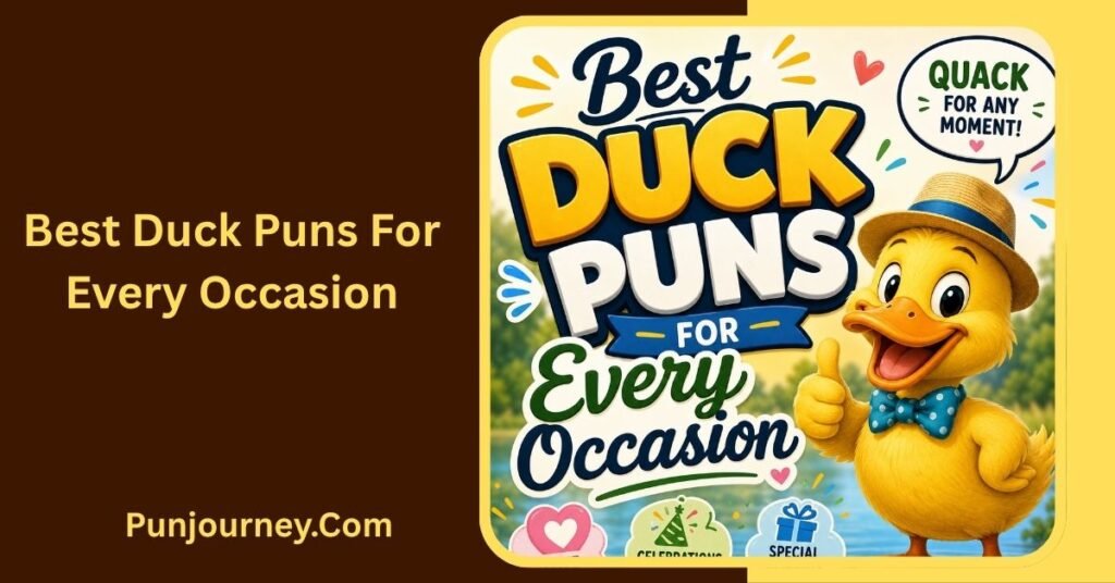 400+ Best Duck Puns, Jokes, Captions & One Liners for Every Occasion 2 Best Duck Puns for Every Occasion