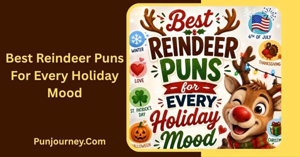 14+ Amazing Reindeer Puns for a Fun-Filled Holiday Season 2 Best Reindeer Puns for Every Holiday Mood