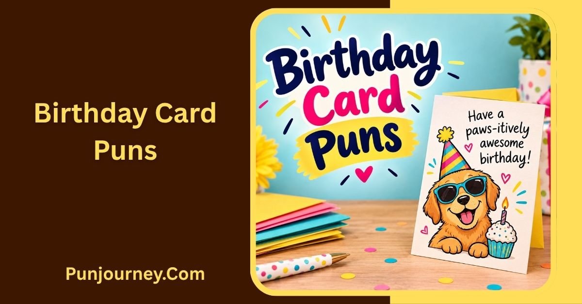Birthday Card Puns
