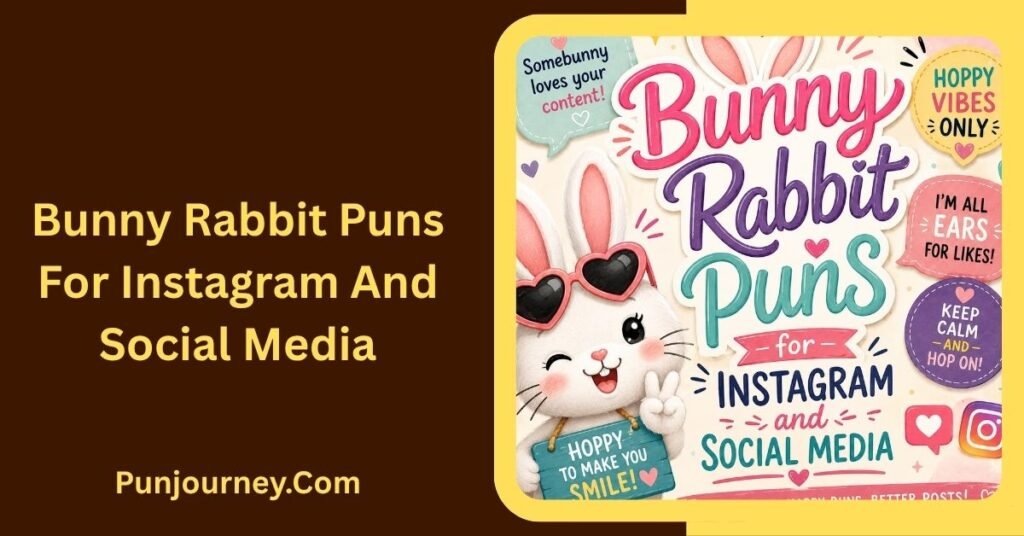 50+ Bunny Rabbit Puns: Funny, Cute & Hoppy Ideas for Every Occasion 3 Bunny Rabbit Puns for Instagram and Social Media