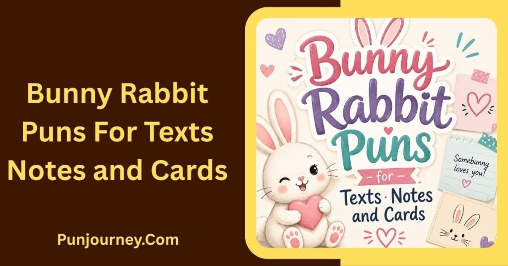 50+ Bunny Rabbit Puns: Funny, Cute & Hoppy Ideas for Every Occasion 4 Bunny Rabbit Puns for Texts Notes and Cards