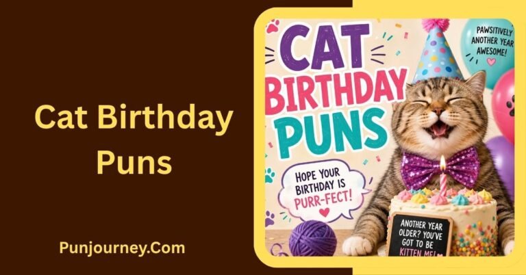 Cat Birthday Puns