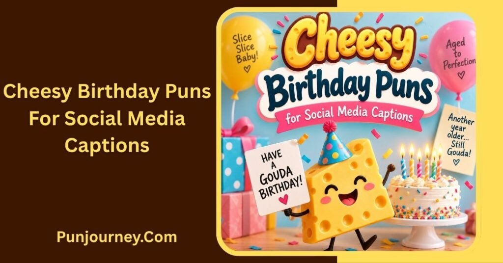 42+ Cheesy Birthday Puns Funny Puns to Make Birthdays Better 4 Cheesy Birthday Puns for Social Media Captions