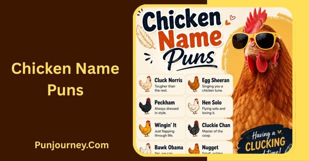 375+ Chicken Puns One Liners That Will Make You Laugh 3 Chicken Name Puns