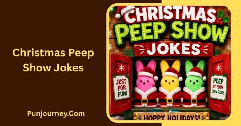 Christmas Peep Show Jokes