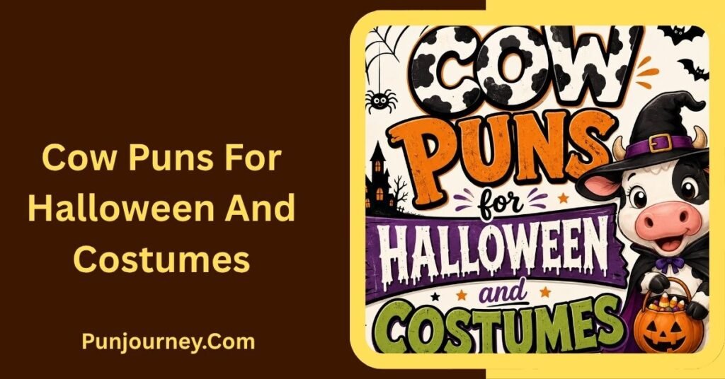60 + Cow Puns That Are Udderly Funny Clever & Moo velous 4 Cow Puns for Halloween and Costumes