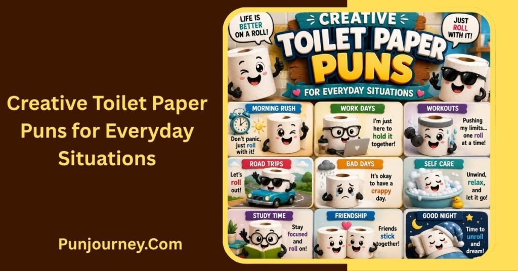25+ Hilarious Toilet Paper Puns for Laughs Captions & Jokes 4 Creative Toilet Paper Puns for Everyday Situations