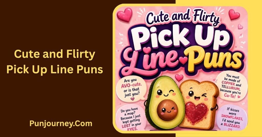 700+ Pick Up Line Puns That Are Funny, Cute & Clever 3 Cute and Flirty Pick Up Line Puns