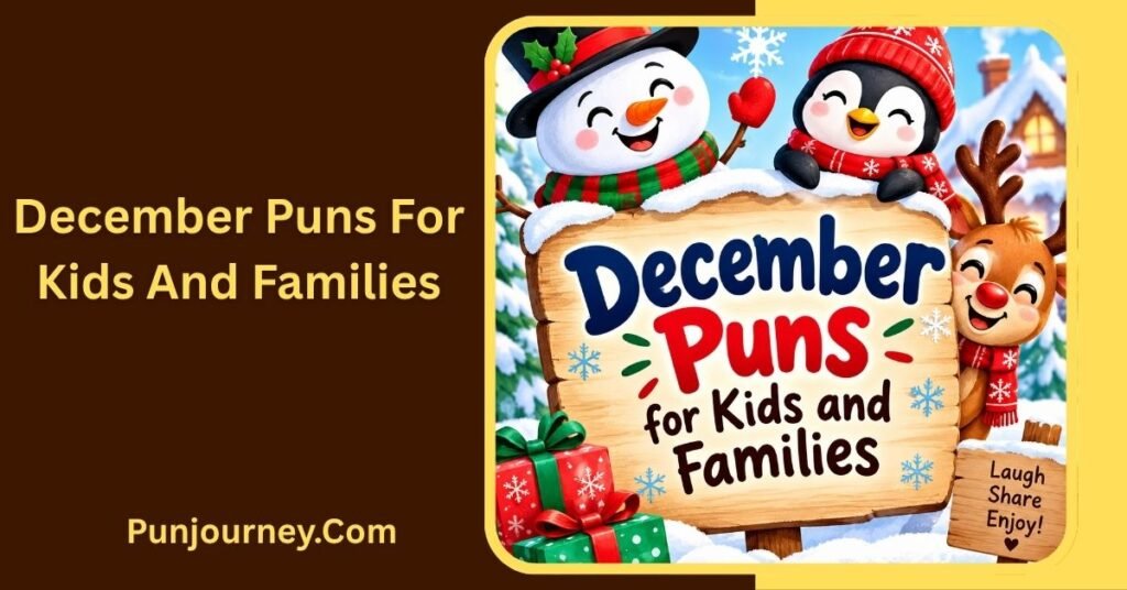 December Puns: 84+ Funny, Festive Jokes & One Liners 3 December Puns for Kids and Families