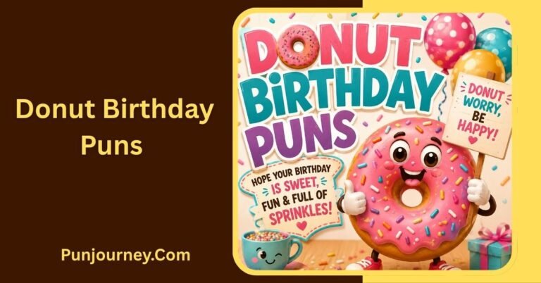 Donut Birthday Puns