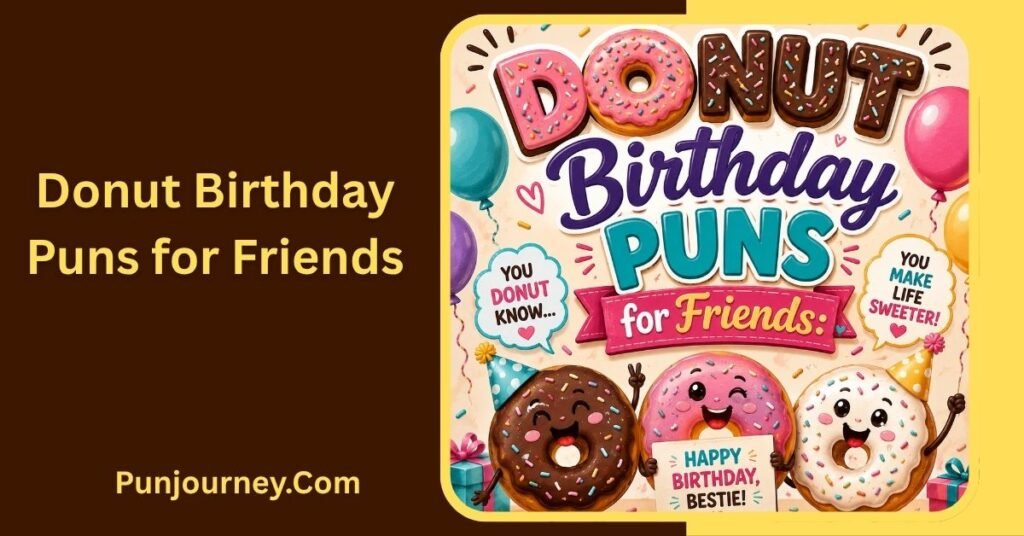 11+ Donut Birthday Puns That Will Make Every Birthday Sweeter 3 Donut Birthday Puns for Friends