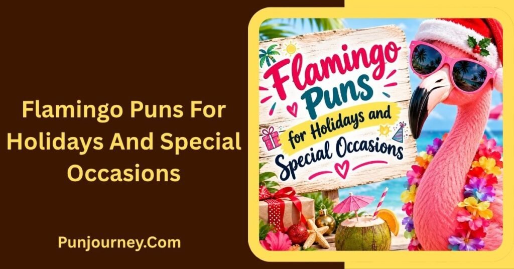 73+ Flamingo Puns That Will Make You Stand Tall and Laugh 5 Flamingo Puns for Holidays and Special Occasions