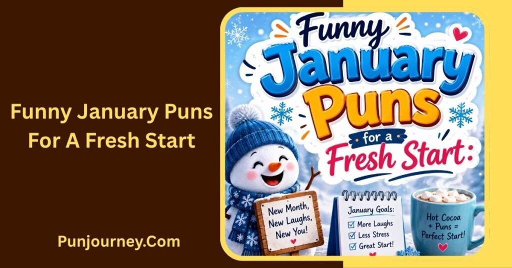 January Puns: 200+ Hilarious Jokes to Start the Year Right 2 Funny January Puns for a Fresh Start