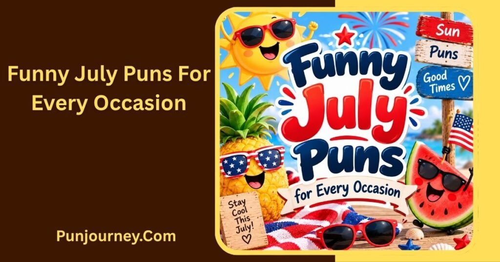 75+ July Puns That Will Make Your Summer Extra Funny 2 Funny July Puns for Every Occasion