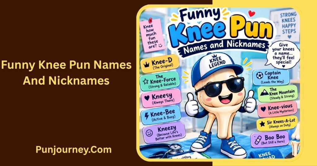 100+ Funny Knee Puns That Will Have You Slapping Your Knees 5 Funny Knee Pun Names and Nicknames