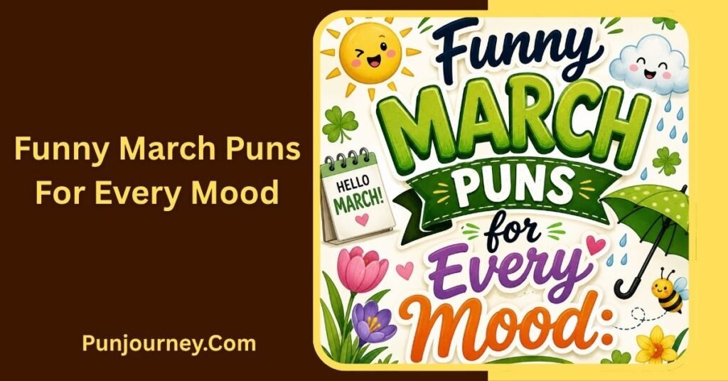 500+ Funny March Puns That Will Make You Smile This Spring 2 Funny March Puns for Every Mood