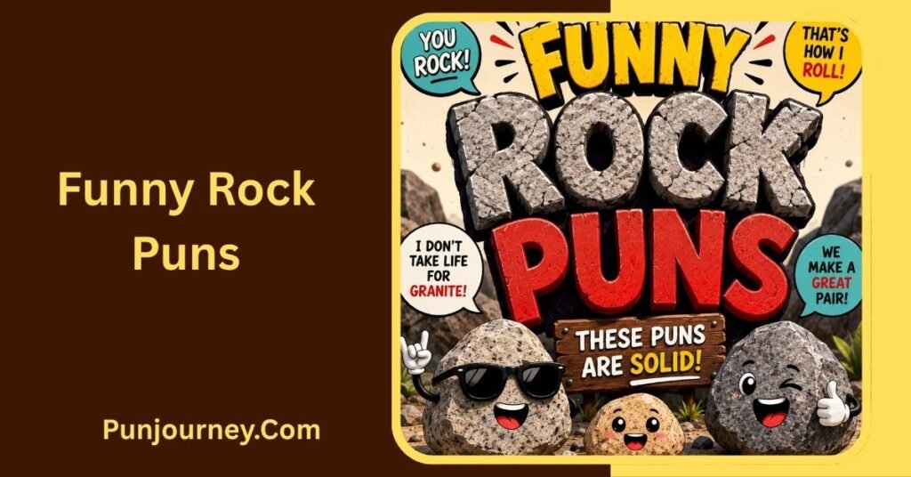 290+ Funny Rock Puns That Will Make You Laugh and Crack Up 2 Funny Rock Puns