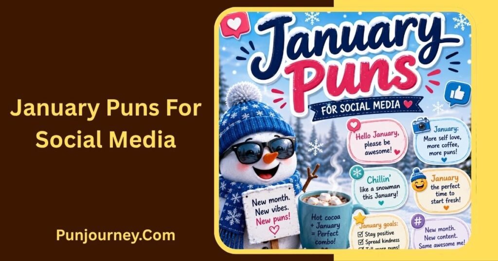 January Puns: 200+ Hilarious Jokes to Start the Year Right 4 January Puns for Social Media