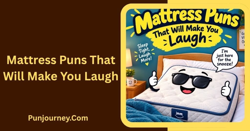 23+ Bed Puns That Are Hilariously Cozy and Sleep Worthy 3 Mattress Puns That Will Make You Laugh