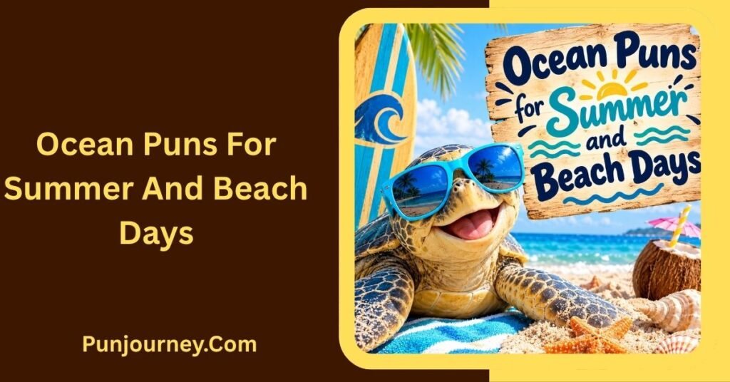 Ocean Puns for Summer and Beach Days